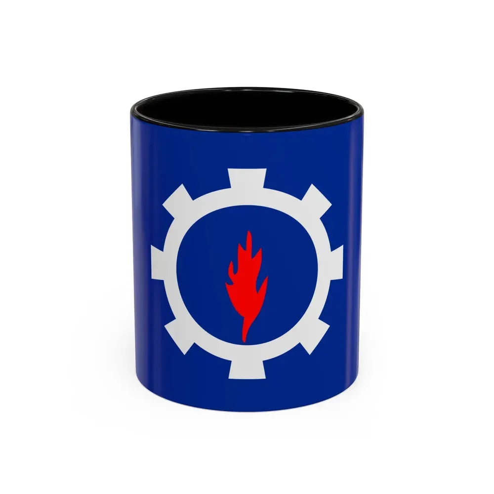 Flag of the Suez Governorate Egypt - Accent Coffee Mug 11oz Black - Go Mug Yourself