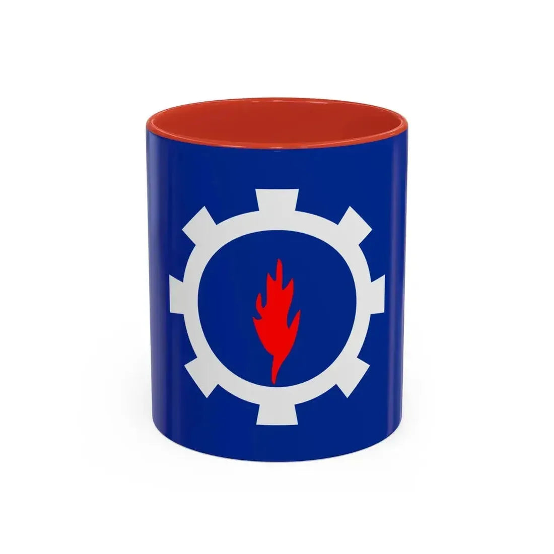 Flag of the Suez Governorate Egypt - Accent Coffee Mug 11oz Red - Go Mug Yourself
