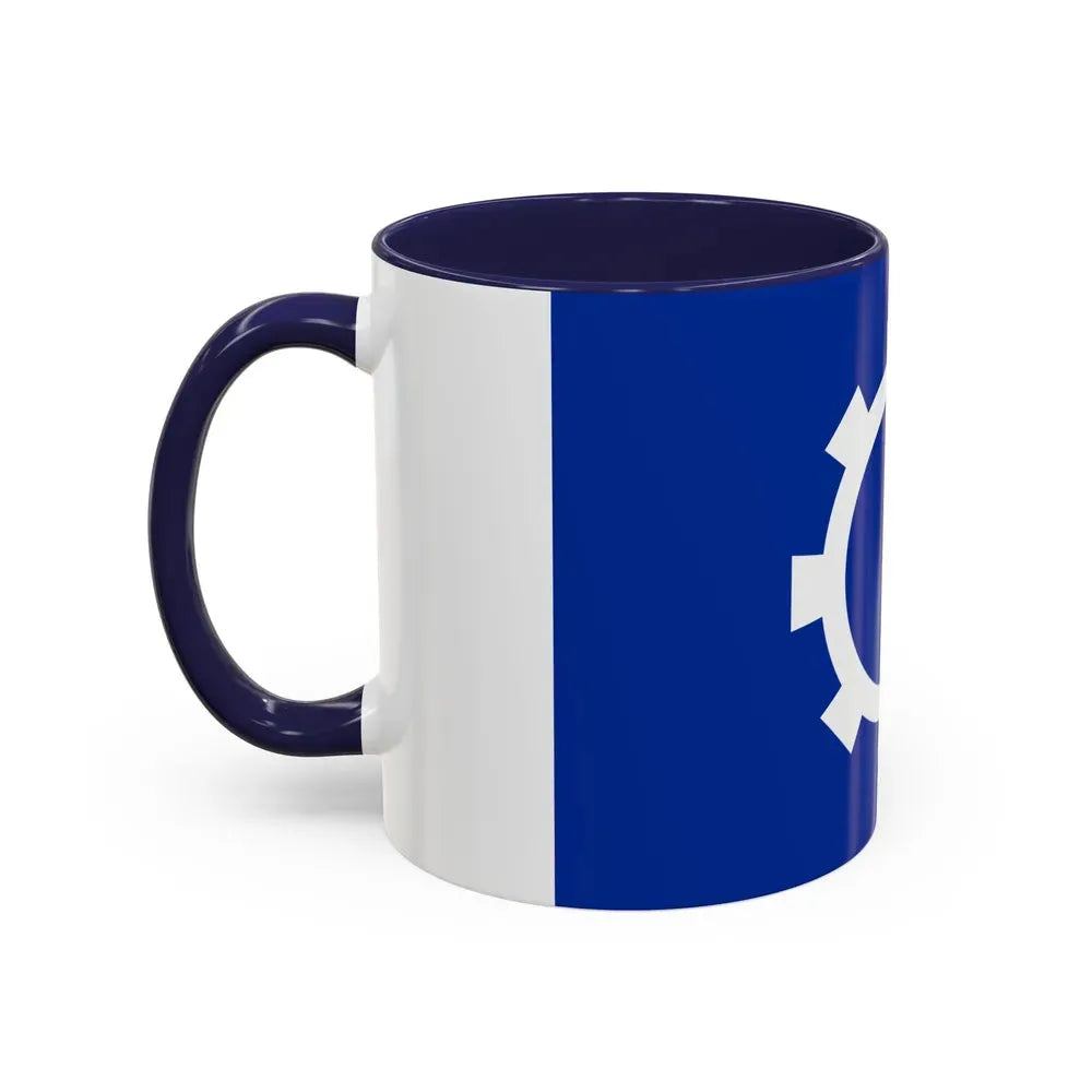 Flag of the Suez Governorate Egypt - Accent Coffee Mug - Go Mug Yourself