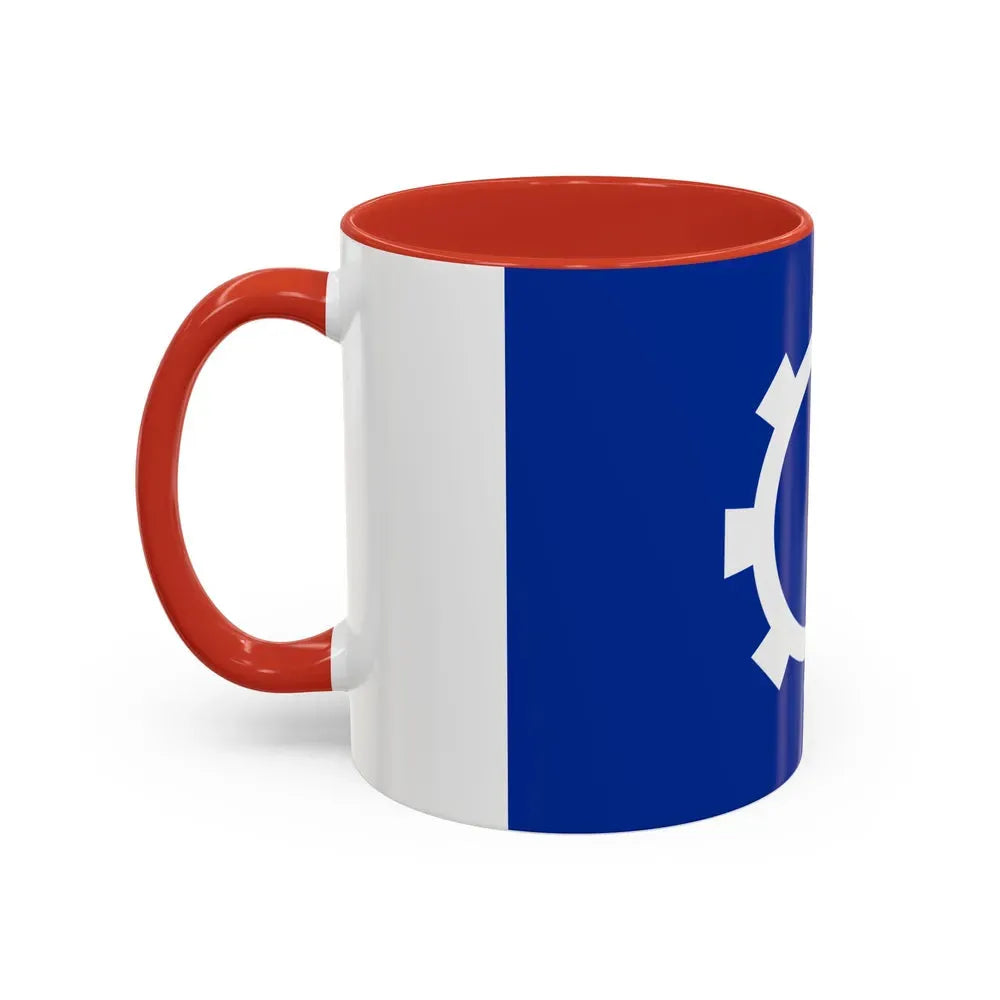 Flag of the Suez Governorate Egypt - Accent Coffee Mug - Go Mug Yourself