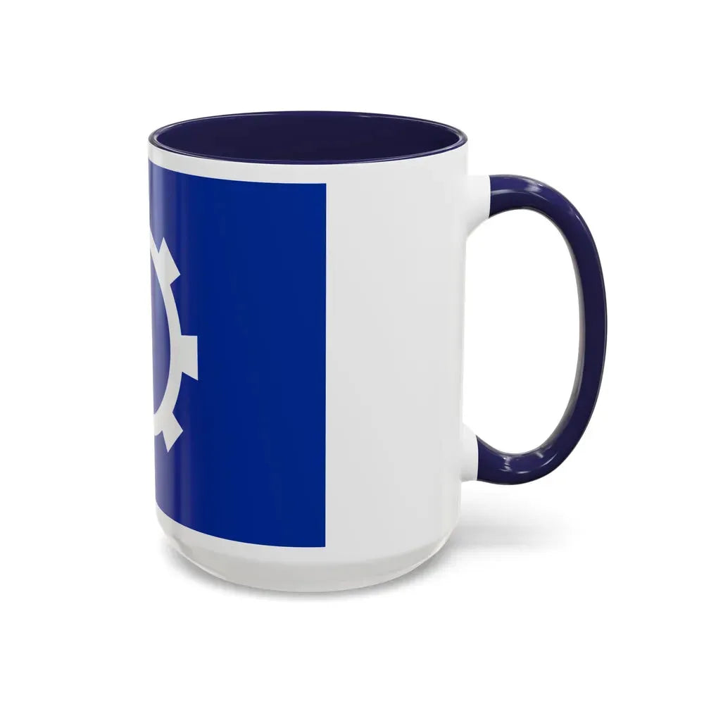 Flag of the Suez Governorate Egypt - Accent Coffee Mug - Go Mug Yourself