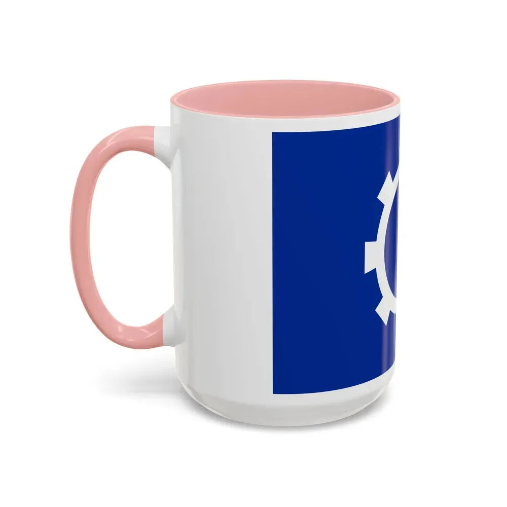 Flag of the Suez Governorate Egypt - Accent Coffee Mug - Go Mug Yourself