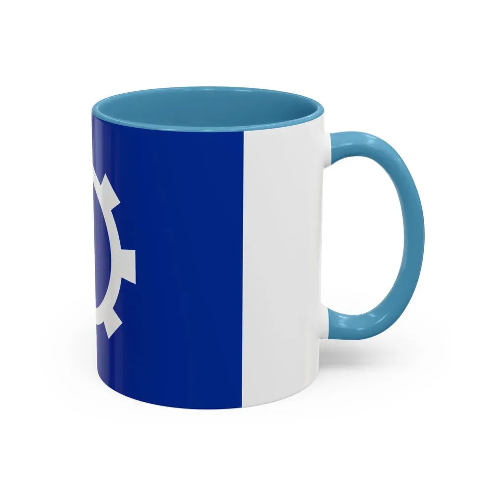 Flag of the Suez Governorate Egypt - Accent Coffee Mug - Go Mug Yourself
