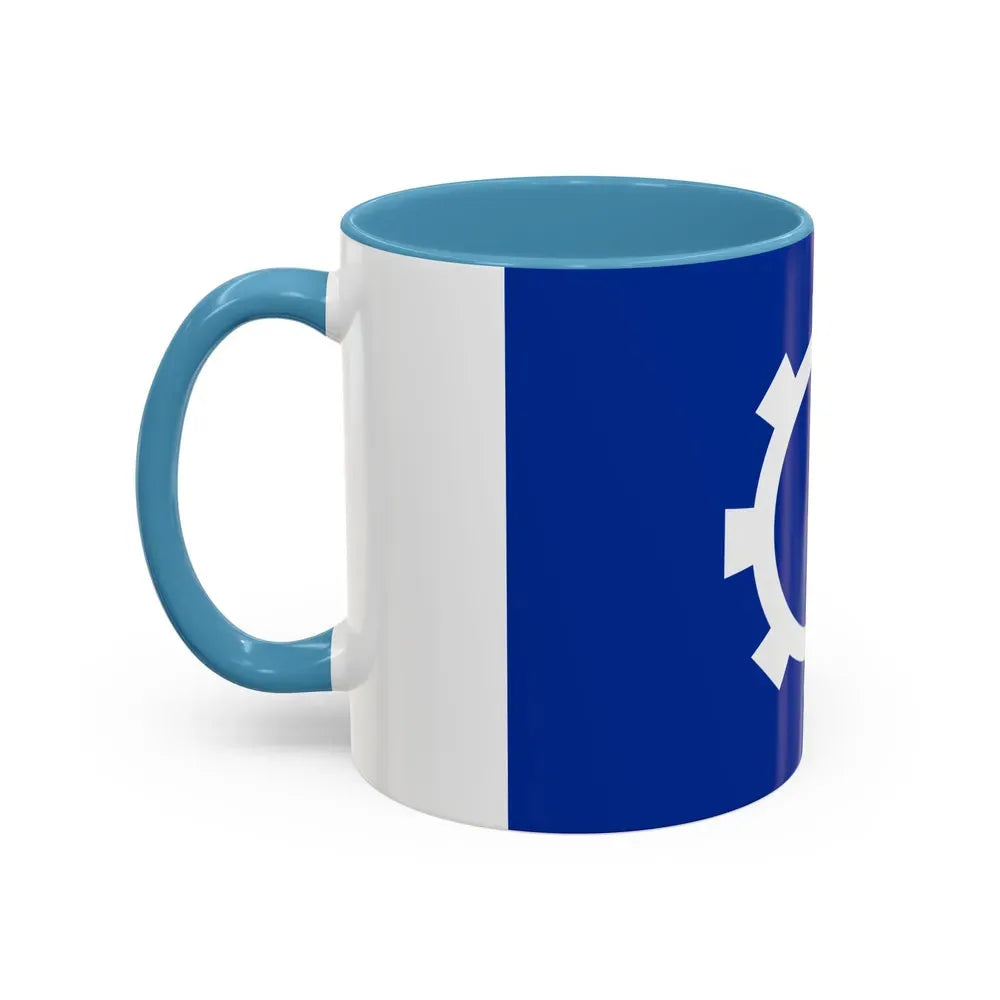 Flag of the Suez Governorate Egypt - Accent Coffee Mug - Go Mug Yourself