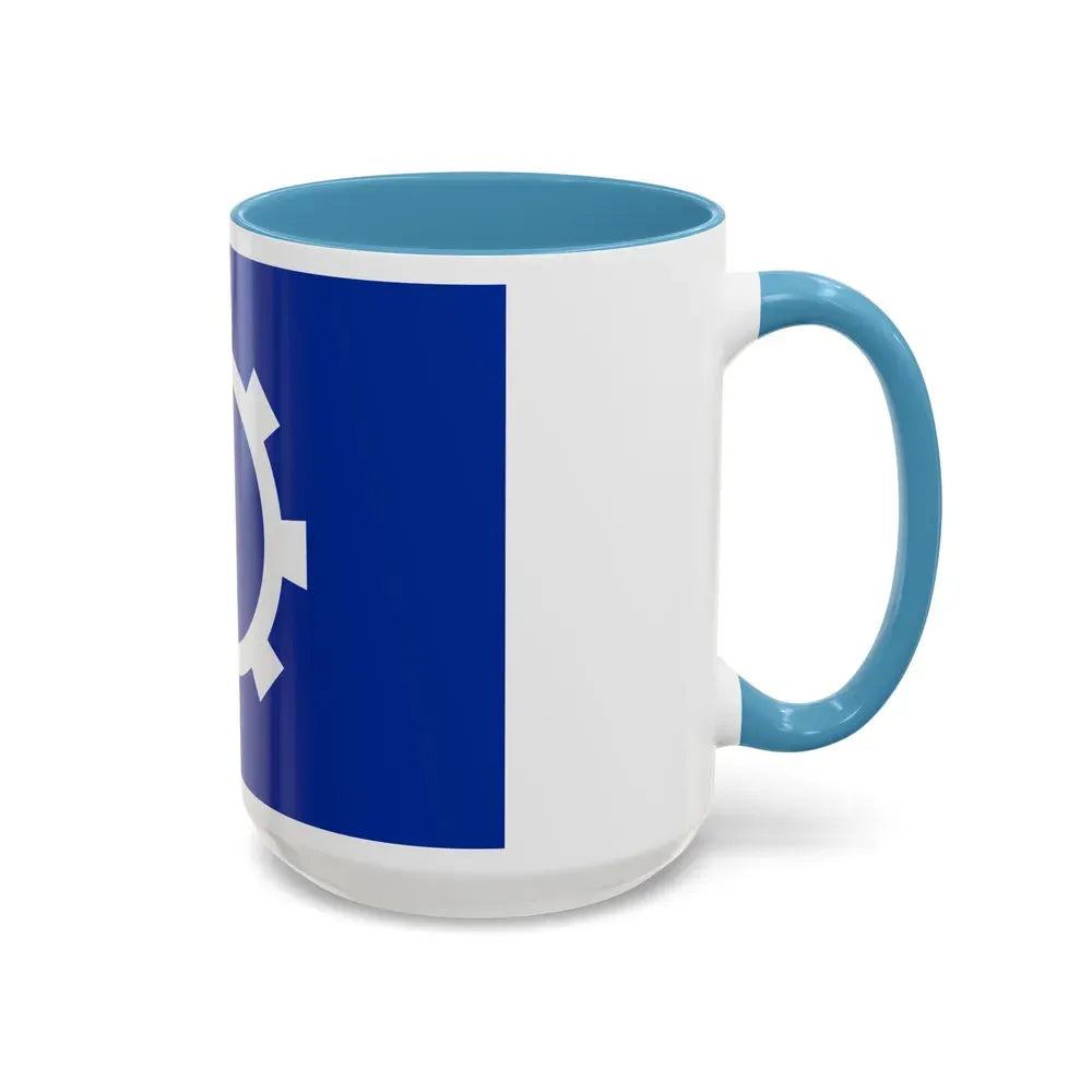 Flag of the Suez Governorate Egypt - Accent Coffee Mug - Go Mug Yourself