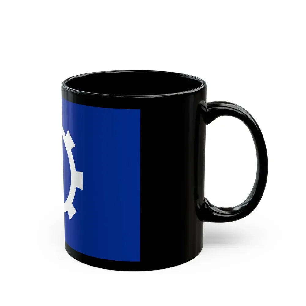 Flag of the Suez Governorate Egypt - Black Coffee Mug - Go Mug Yourself