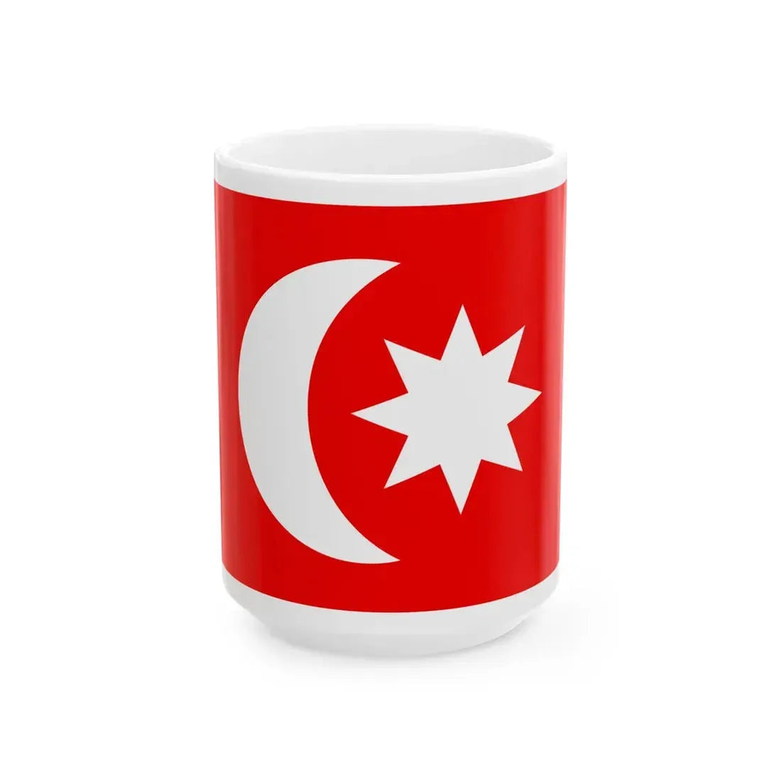 Flag of the Sultanate of Aceh (Indonesia) White Coffee Mug 15oz - Go Mug Yourself