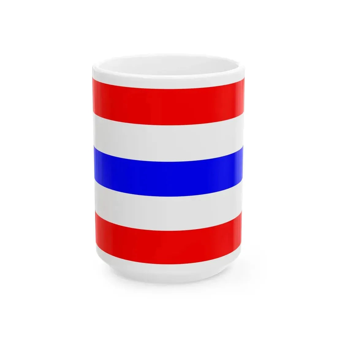 Flag of the Sultanate of Lombok (Indonesia) White Coffee Mug 15oz - Go Mug Yourself
