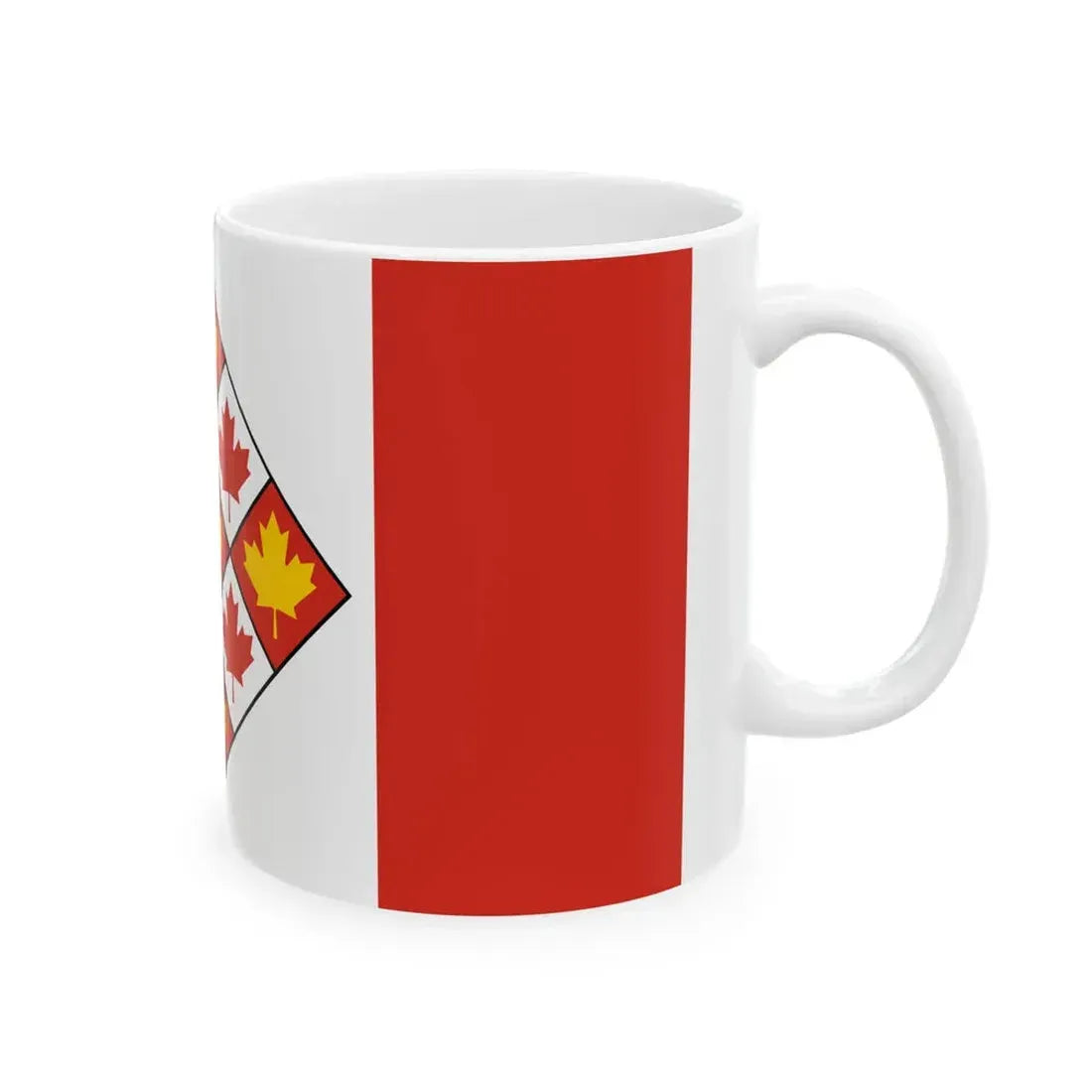 Flag of the Supreme Court of Canada (Canada) White Coffee Mug - Go Mug Yourself