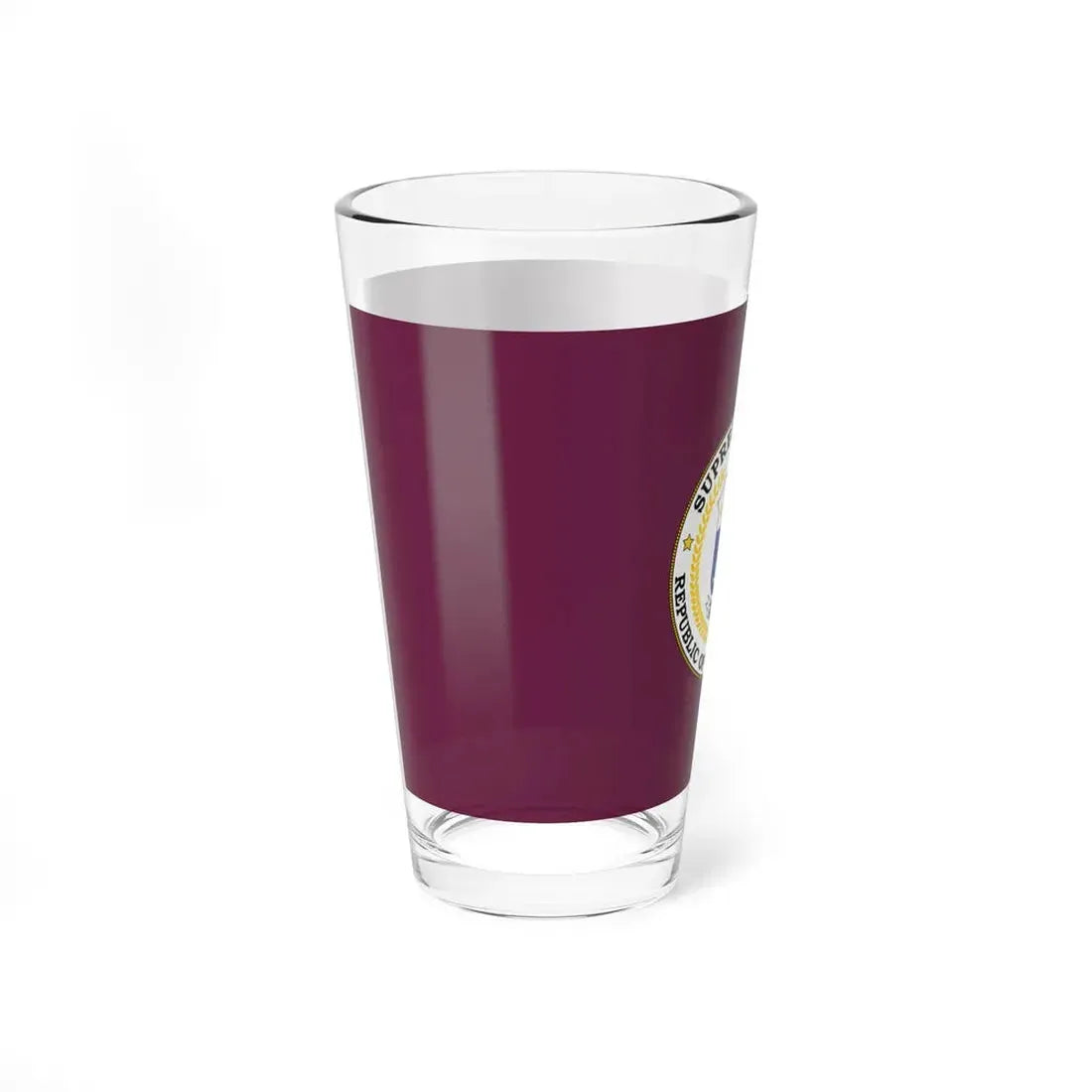 Flag of the Supreme Court of the Philippines (Philippines) Pint Glass 16oz - Go Mug Yourself
