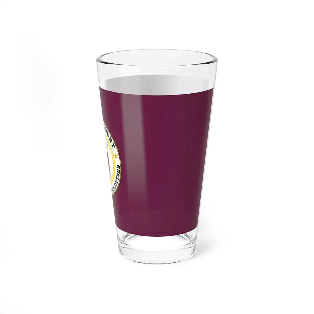 Flag of the Supreme Court of the Philippines (Philippines) Pint Glass 16oz - Go Mug Yourself