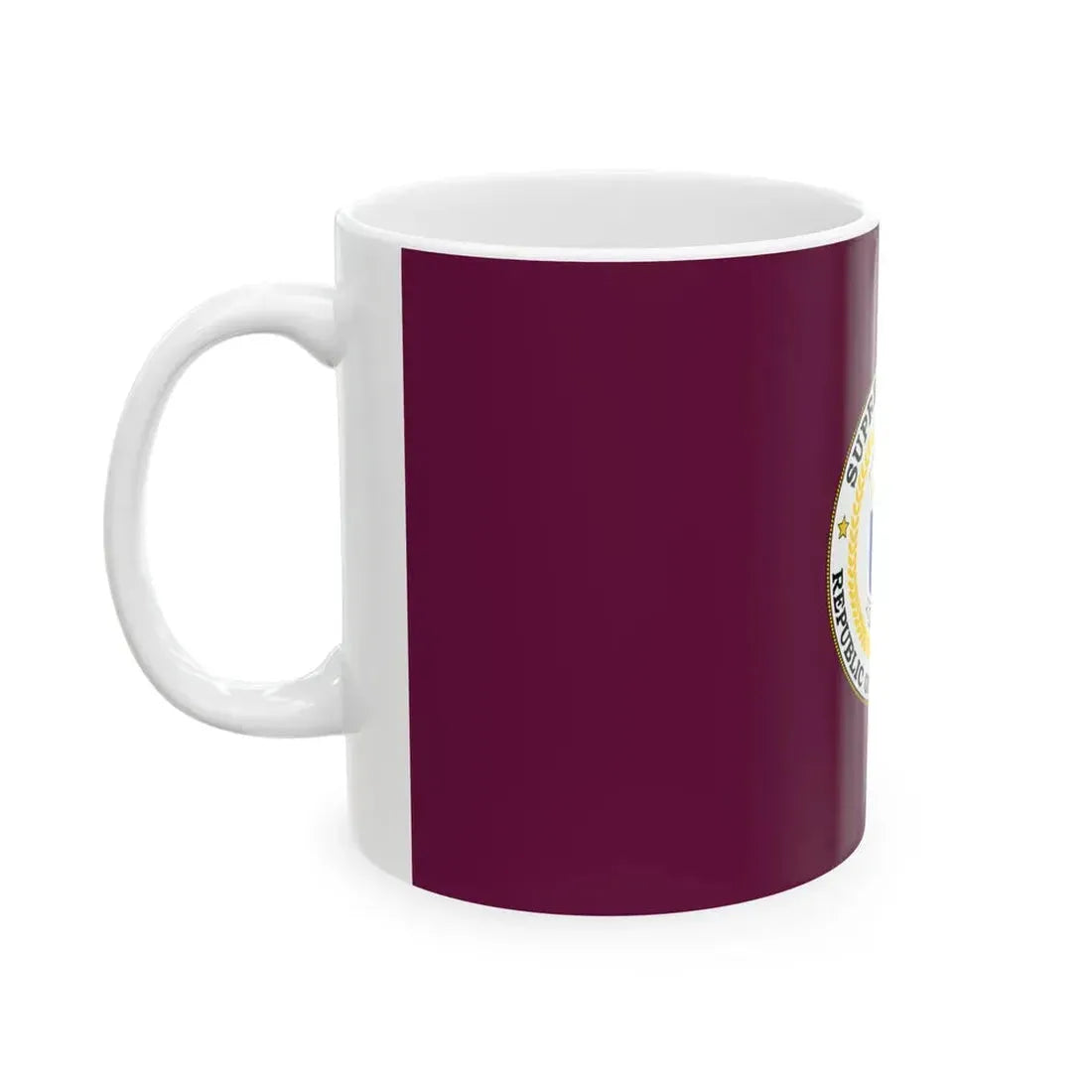 Flag of the Supreme Court of the Philippines (Philippines) White Coffee Mug - Go Mug Yourself