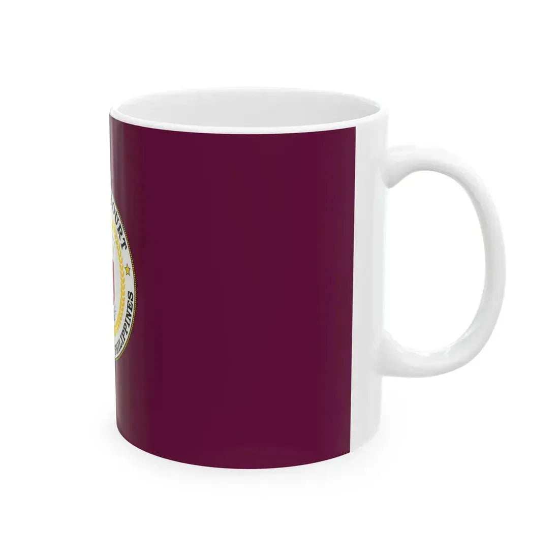 Flag of the Supreme Court of the Philippines (Philippines) White Coffee Mug - Go Mug Yourself