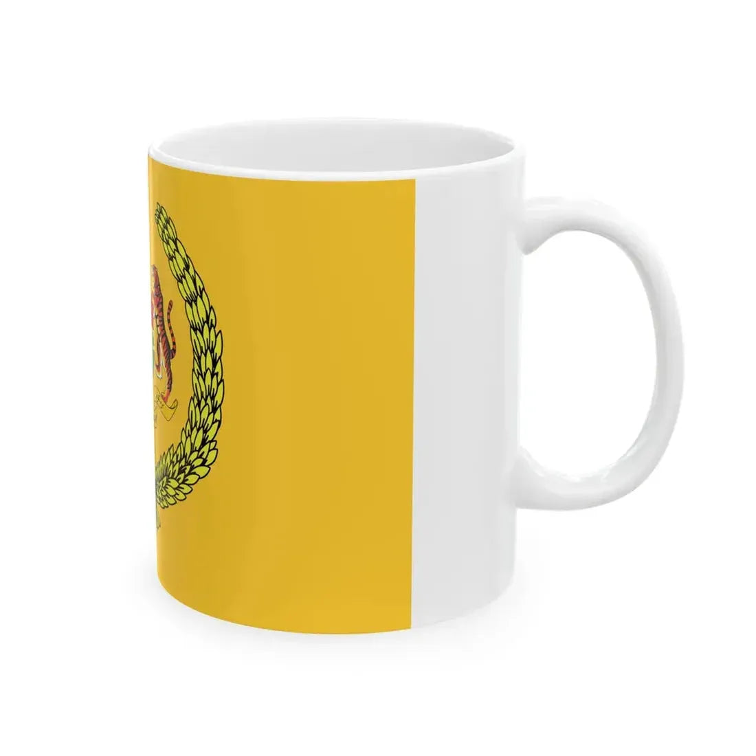 Flag of the Supreme Head of Malaysia 3-2 (Malaysia) White Coffee Mug - Go Mug Yourself