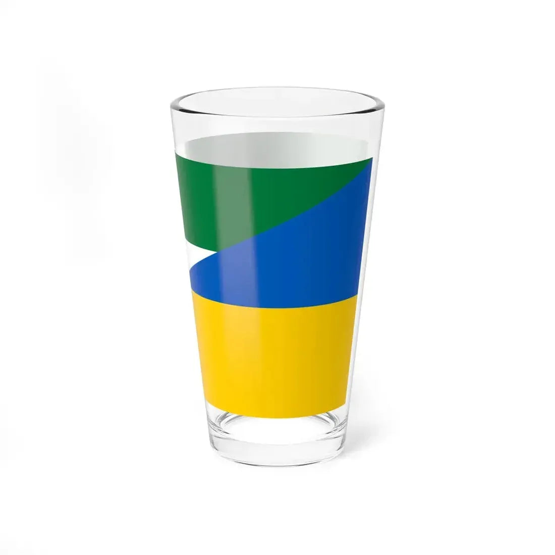 Flag of the Syrian revolution and Ukraine (Ukraine) Pint Glass 16oz - Go Mug Yourself
