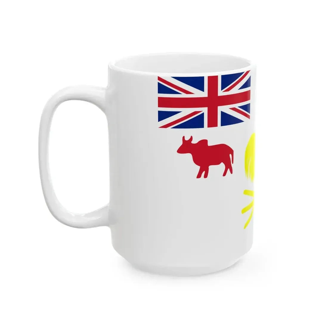 Flag of the Tamatave Kingdom 1826-1828 (Madagascar) White Coffee Mug - Go Mug Yourself