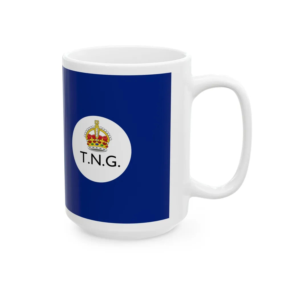 Flag of the Territory of New Guinea (Australia) White Coffee Mug - Go Mug Yourself