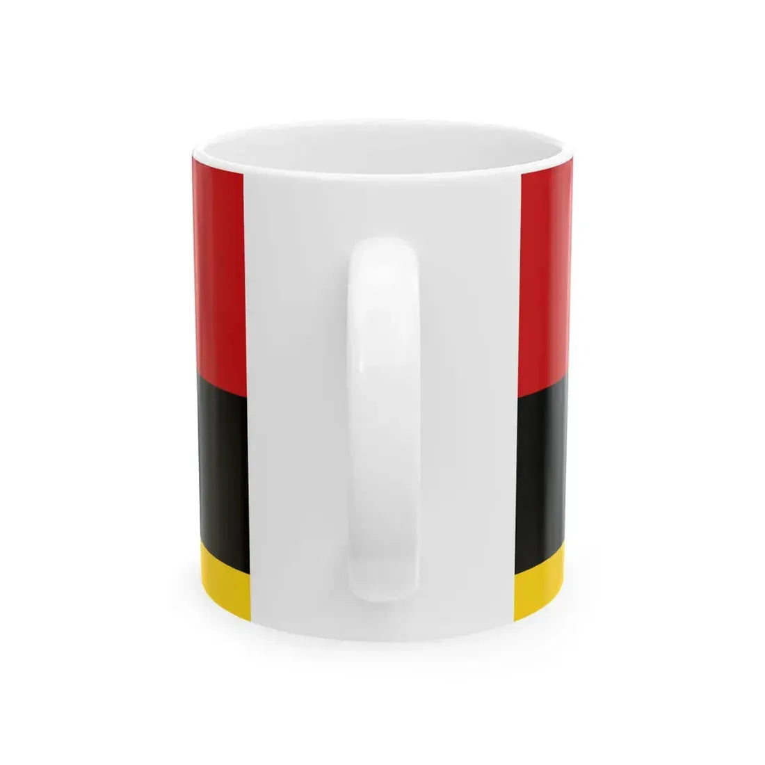 Flag of the Tetovo Municipality North Macedonia (North Macedonia) White Coffee Mug - Go Mug Yourself