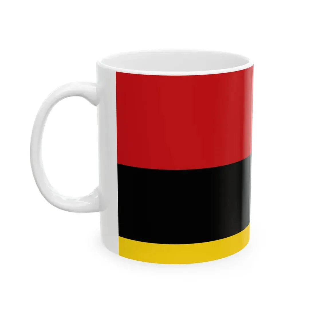 Flag of the Tetovo Municipality North Macedonia (North Macedonia) White Coffee Mug - Go Mug Yourself