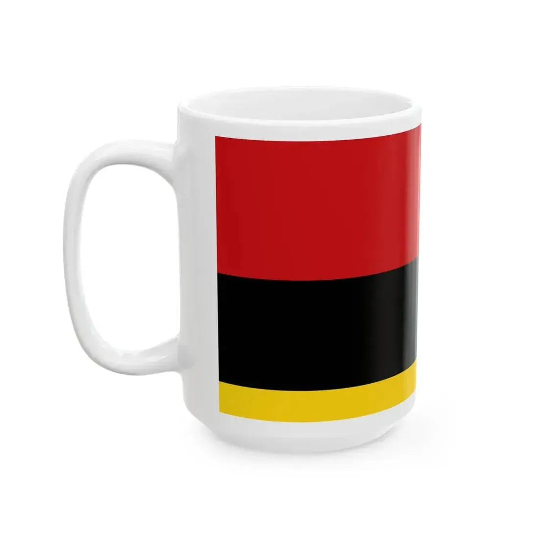 Flag of the Tetovo Municipality North Macedonia (North Macedonia) White Coffee Mug - Go Mug Yourself