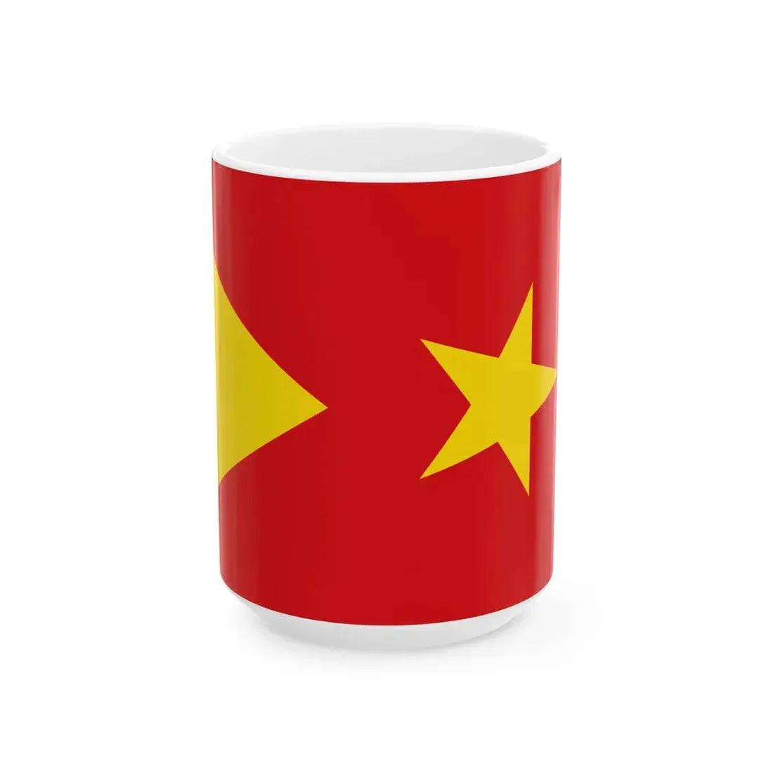 Flag of the Tigray Region (Ethiopia) White Coffee Mug 15oz - Go Mug Yourself