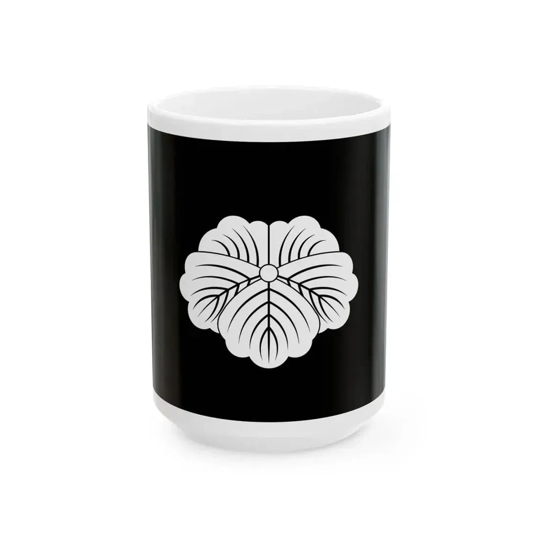 Flag of the Todo Lords of Tsu in Ise Province A (Japan) White Coffee Mug 15oz - Go Mug Yourself