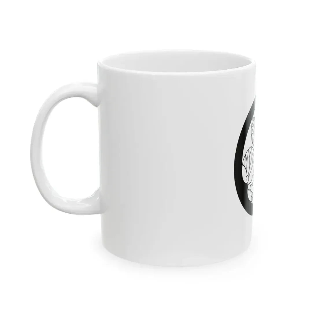 Flag of the Tokugawa Lords of Mito in Hitachi Province A (Japan) White Coffee Mug - Go Mug Yourself