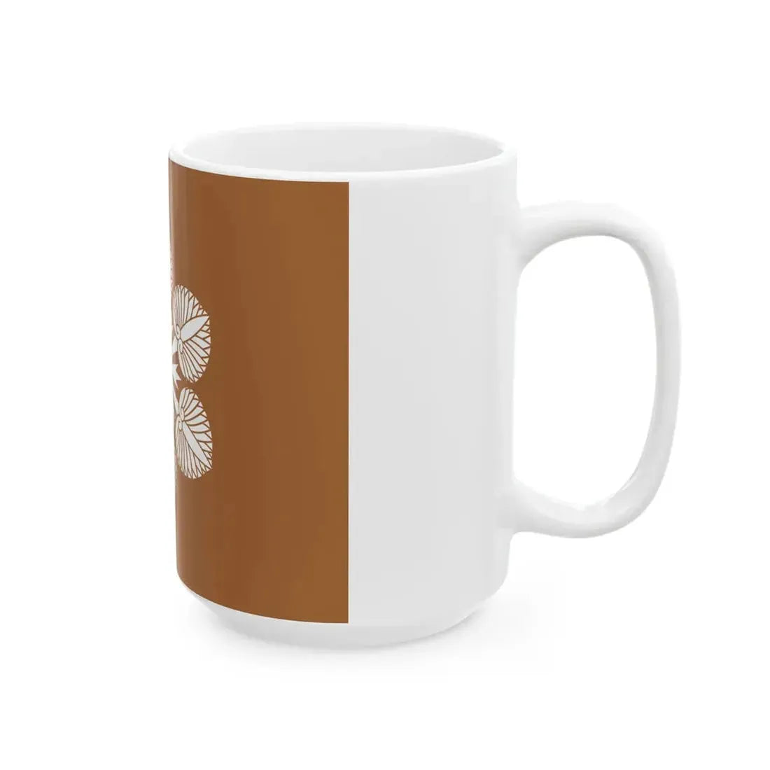 Flag of the Tokugawa Lords of Mito in Hitachi Province B (Japan) White Coffee Mug - Go Mug Yourself