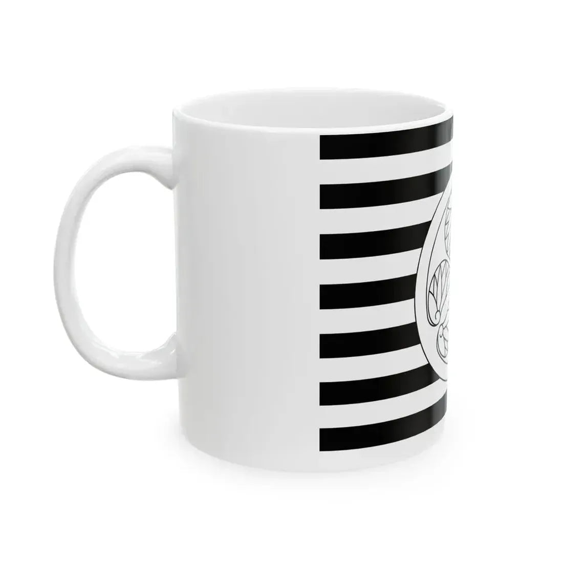 Flag of the Tokugawa Lords of Nagoya in Owari Province A (Japan) White Coffee Mug - Go Mug Yourself