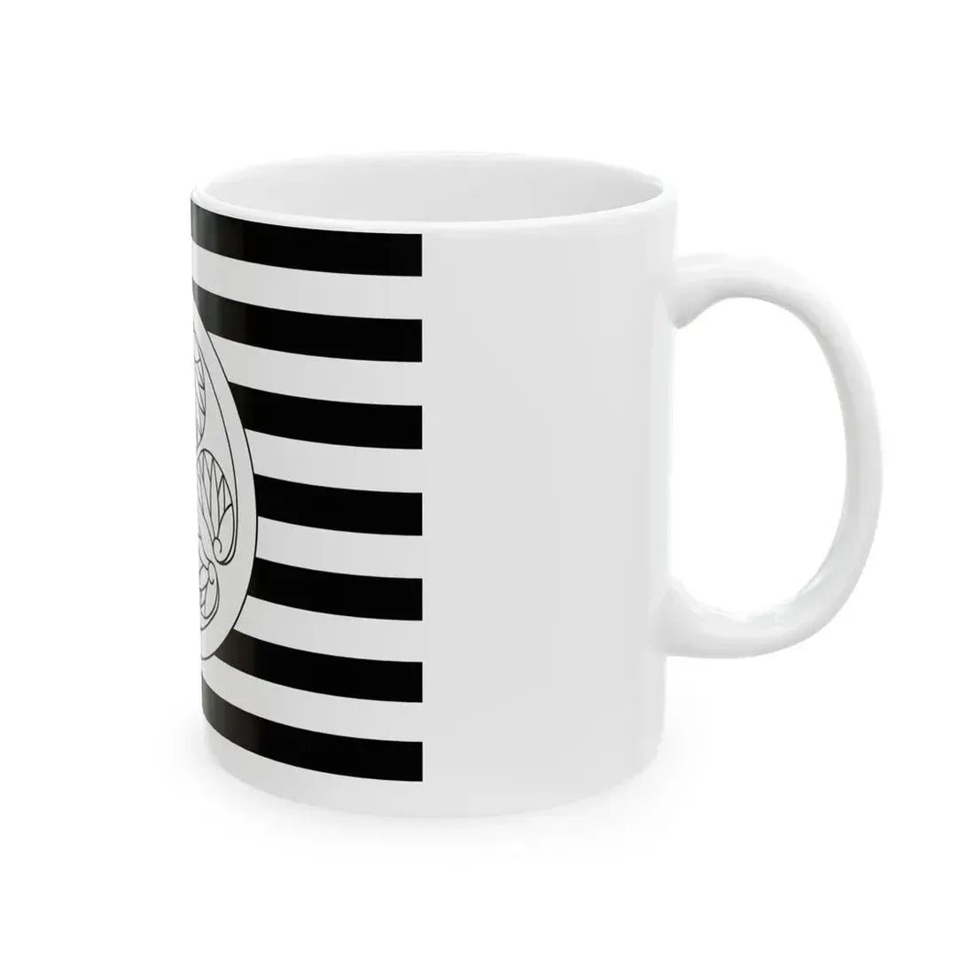 Flag of the Tokugawa Lords of Nagoya in Owari Province A (Japan) White Coffee Mug - Go Mug Yourself