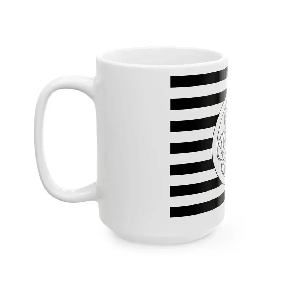 Flag of the Tokugawa Lords of Nagoya in Owari Province A (Japan) White Coffee Mug - Go Mug Yourself