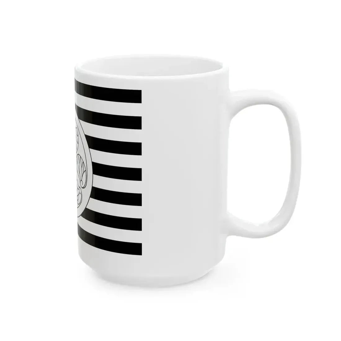 Flag of the Tokugawa Lords of Nagoya in Owari Province A (Japan) White Coffee Mug - Go Mug Yourself