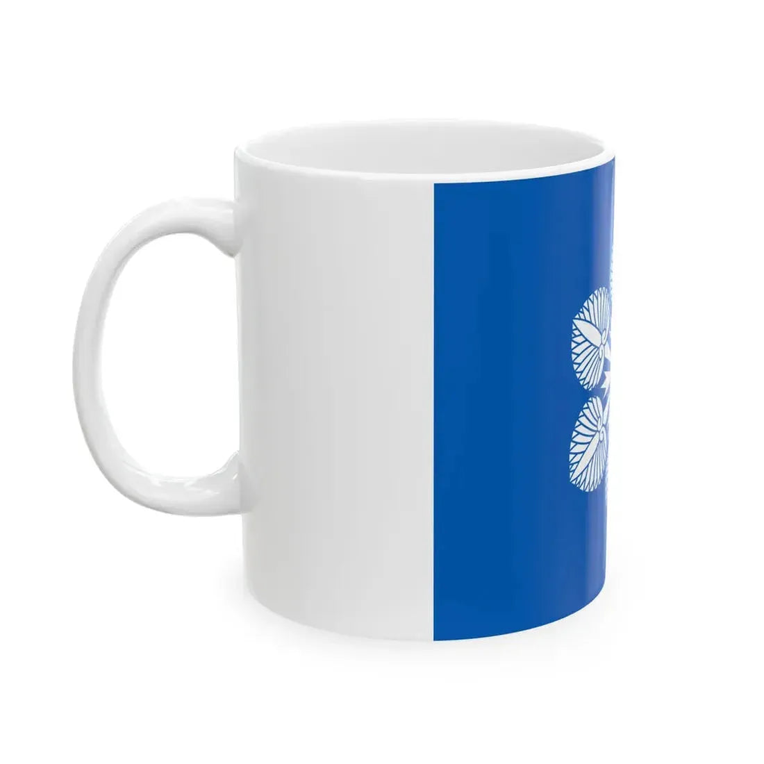 Flag of the Tokugawa Lords of Nagoya in Owari Province B (Japan) White Coffee Mug - Go Mug Yourself