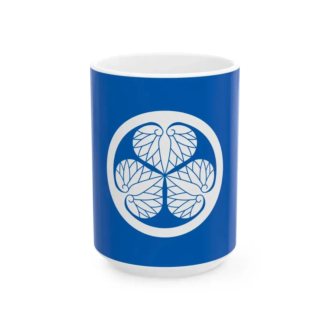 Flag of the Tokugawa Lords of Wakayama in Kii Province A (Japan) White Coffee Mug 15oz - Go Mug Yourself