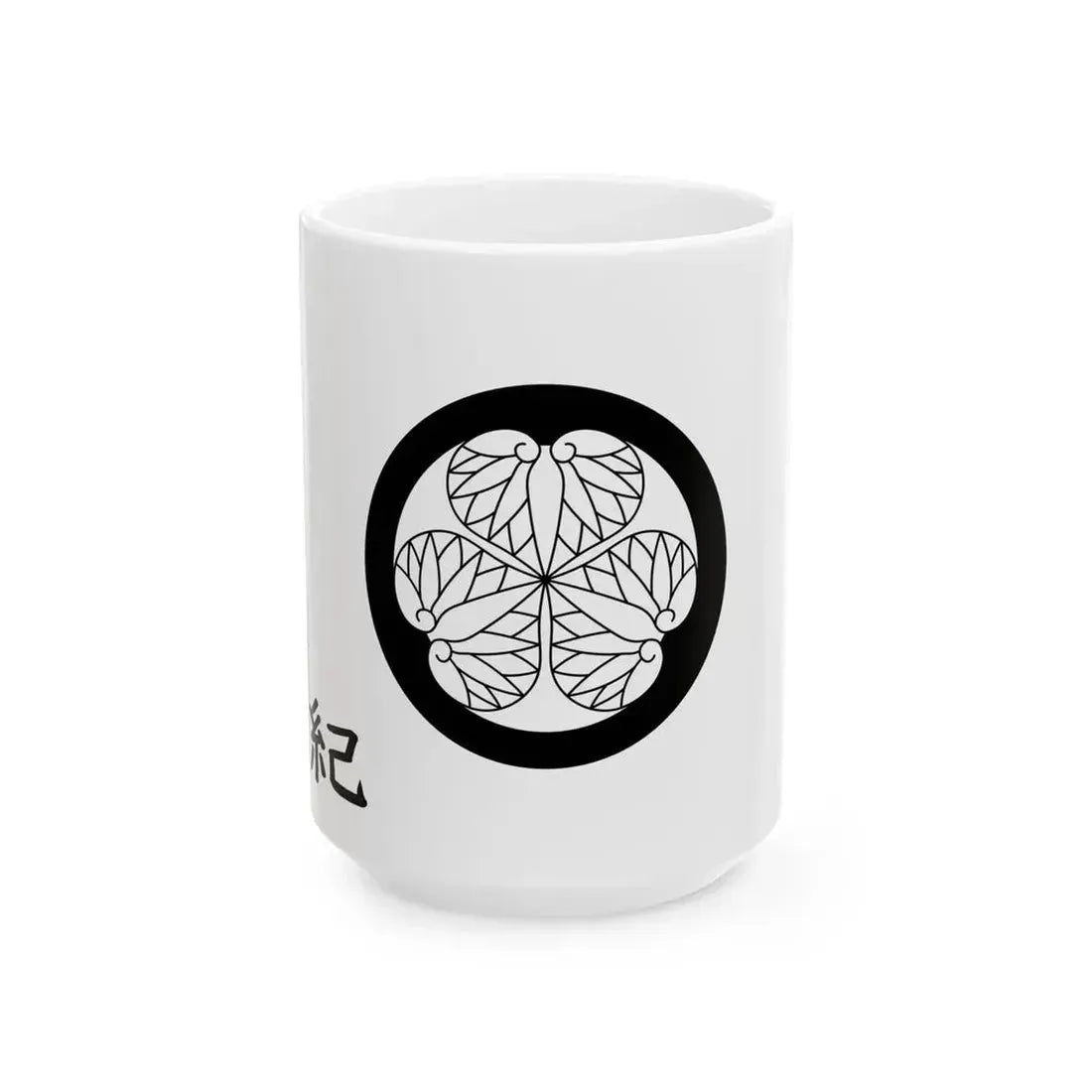 Flag of the Tokugawa Lords of Wakayama in Kii Province C (Japan) White Coffee Mug 15oz - Go Mug Yourself