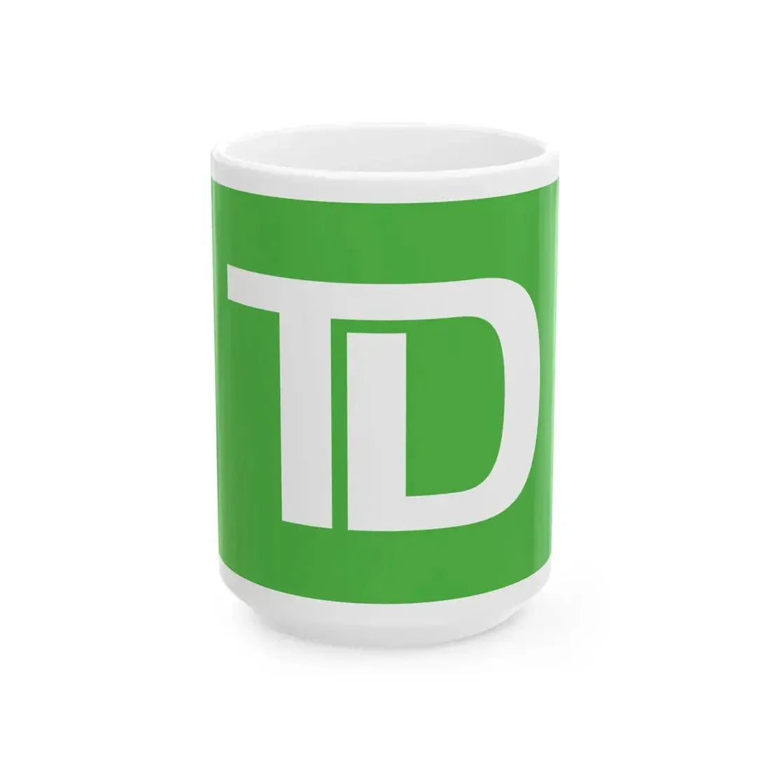 Flag of the Toronto-Dominion Bank (Canada) White Coffee Mug 15oz - Go Mug Yourself