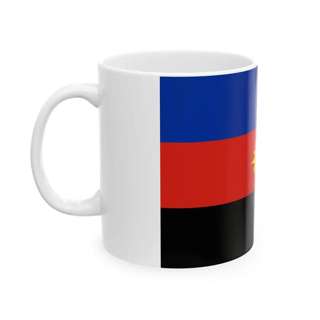 Flag of the Toubou Front for the Salvation of Libya (Libya) White Coffee Mug - Go Mug Yourself