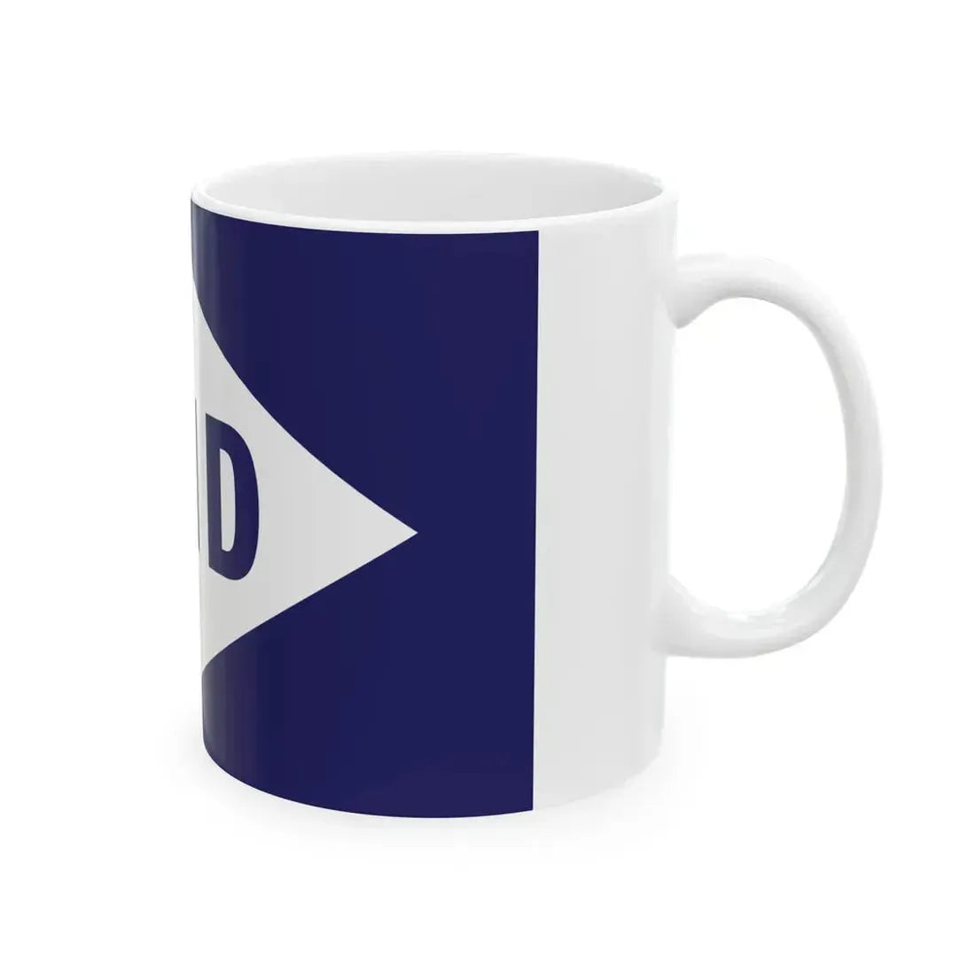 Flag of the Transport Harbours Department THD Guyana (Guyana) White Coffee Mug - Go Mug Yourself