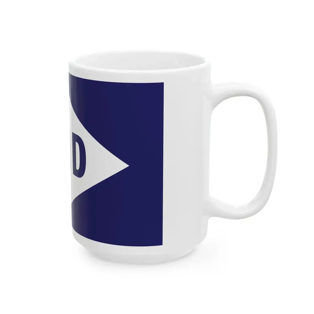 Flag of the Transport Harbours Department THD Guyana (Guyana) White Coffee Mug - Go Mug Yourself