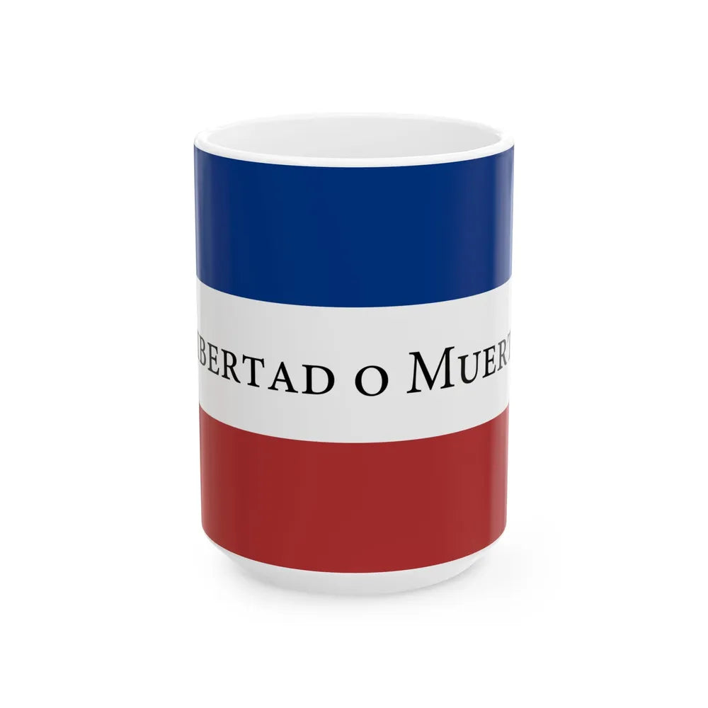 Flag of the Treinta y Tres (Argentina) White Coffee Mug 15oz - Go Mug Yourself