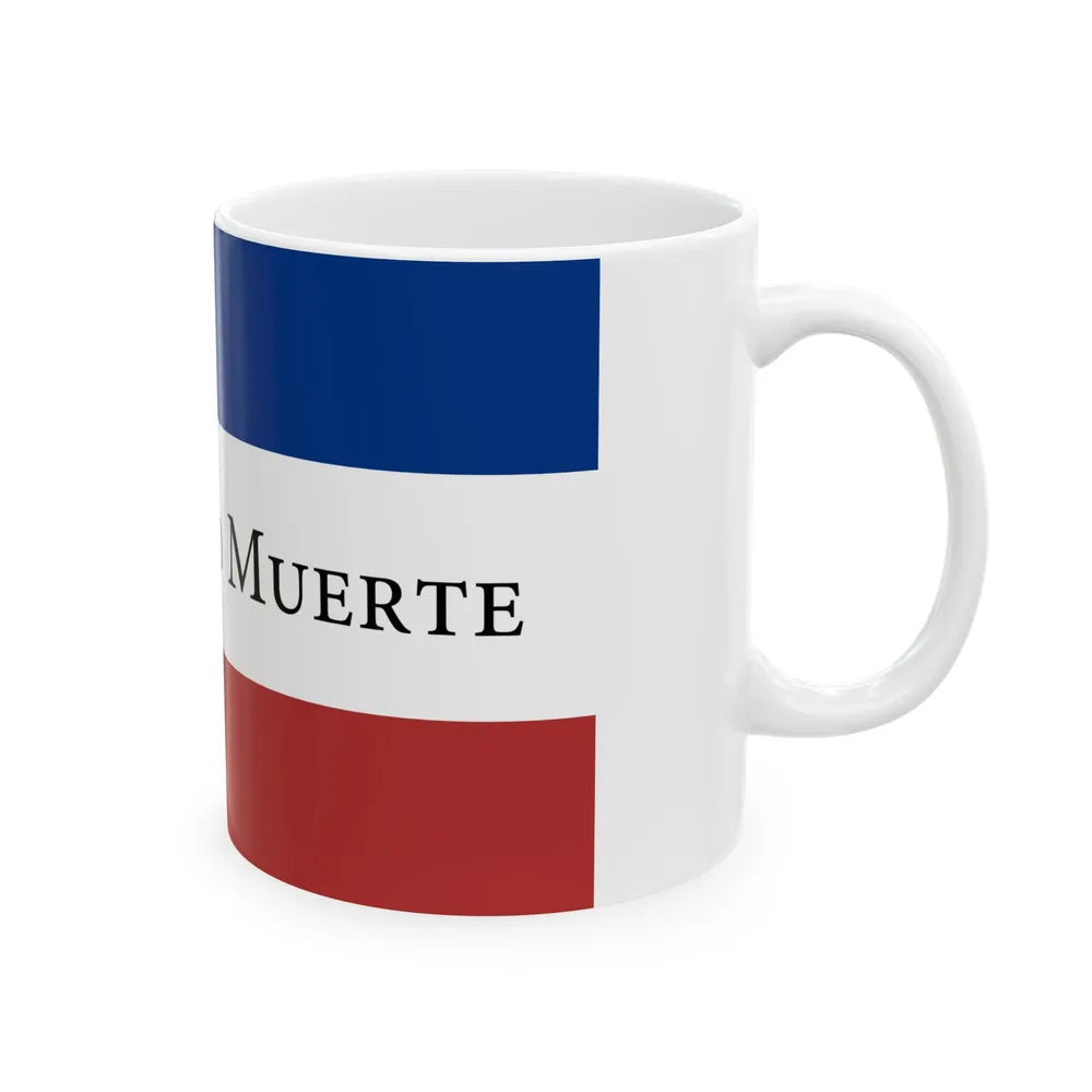 Flag of the Treinta y Tres (Argentina) White Coffee Mug - Go Mug Yourself