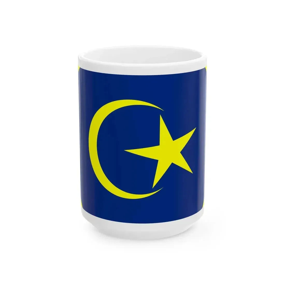 Flag of the Tunku Laksamana of Johor (Malaysia) White Coffee Mug 15oz - Go Mug Yourself