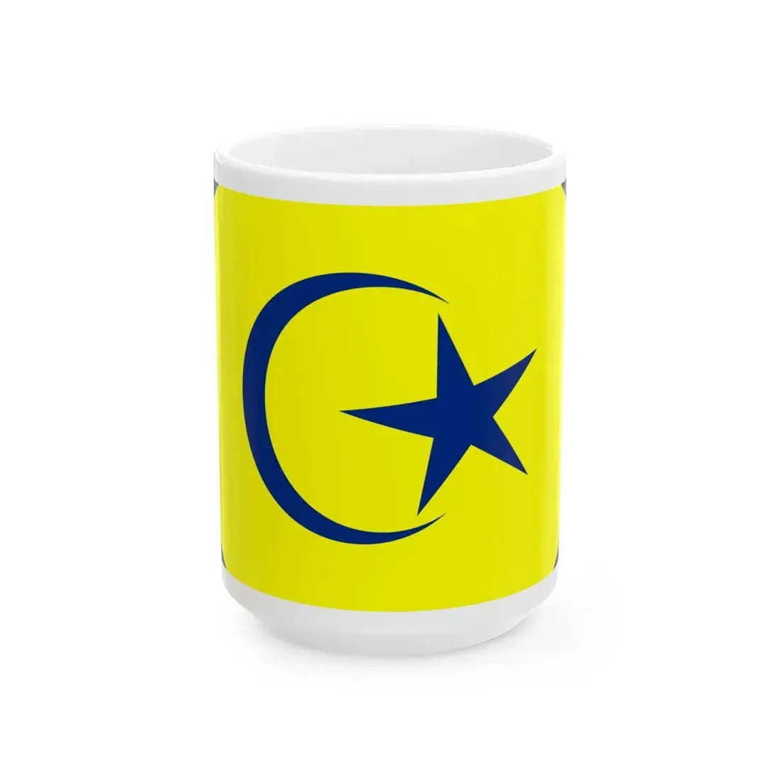 Flag of the Tunku Temenggong of Johor (Malaysia) White Coffee Mug 15oz - Go Mug Yourself