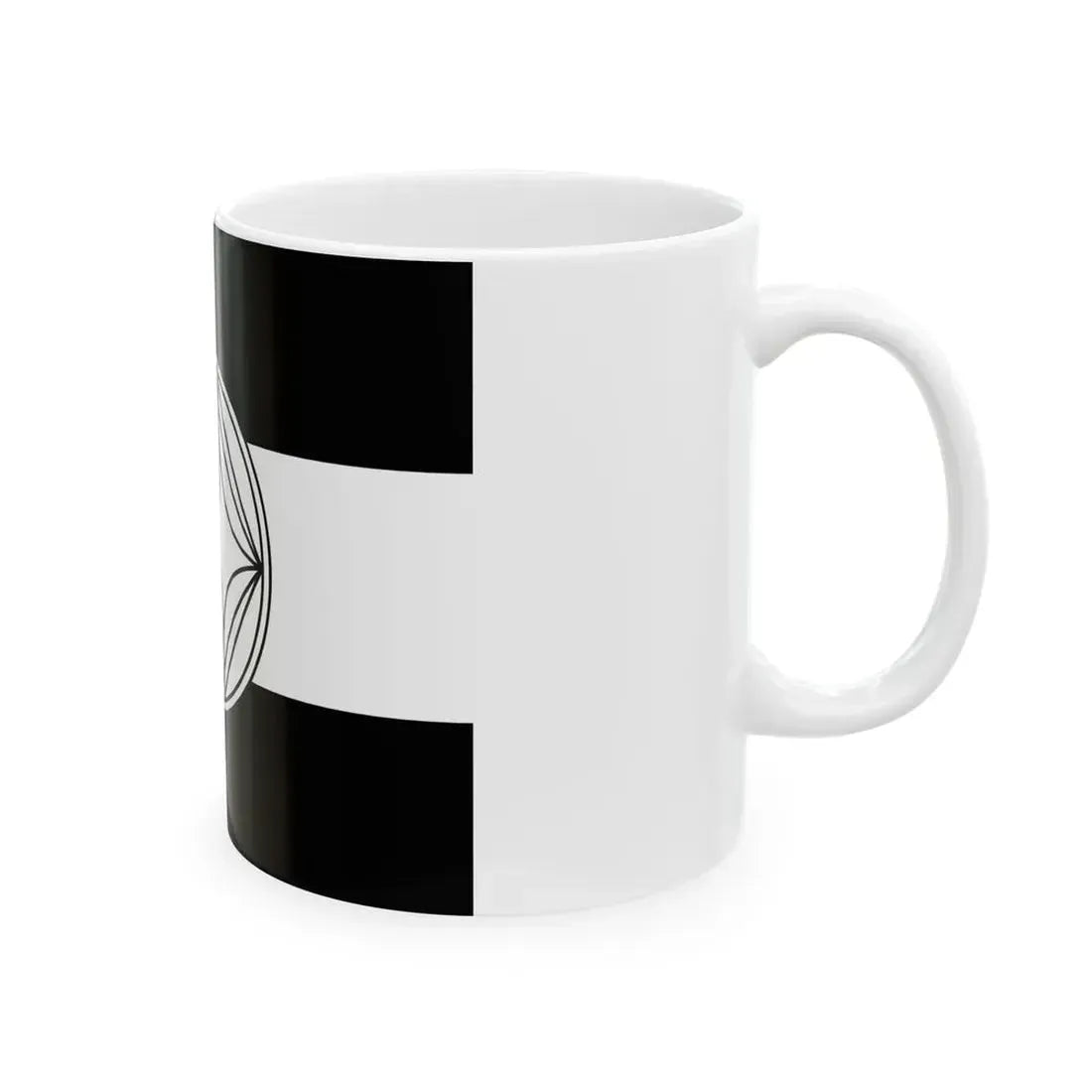 Flag of the Uesugi Lords of Yonezawa in Dewa Province C (Japan) White Coffee Mug - Go Mug Yourself