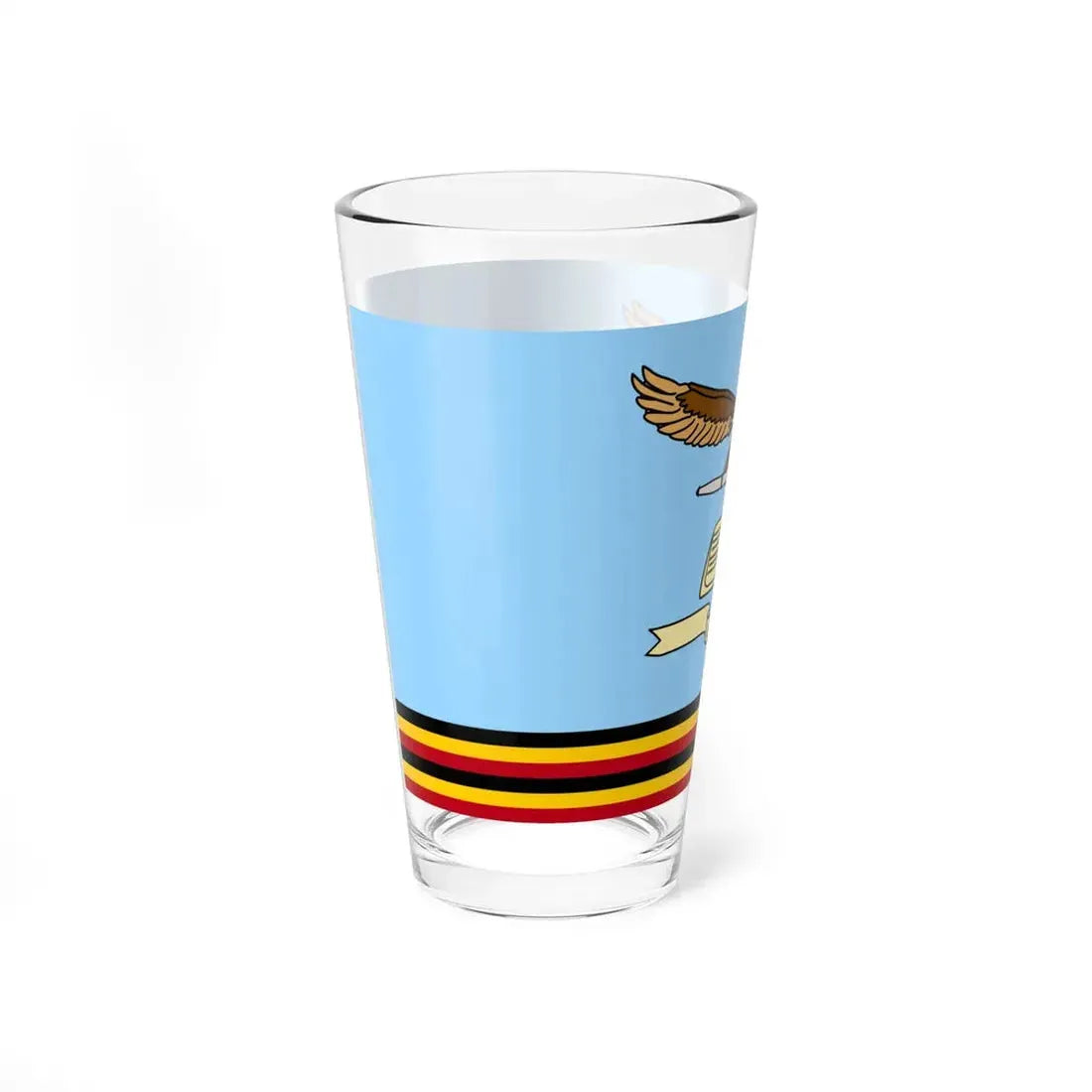 Flag of the Uganda Peoples Defence Air Force (Uganda) Pint Glass 16oz - Go Mug Yourself