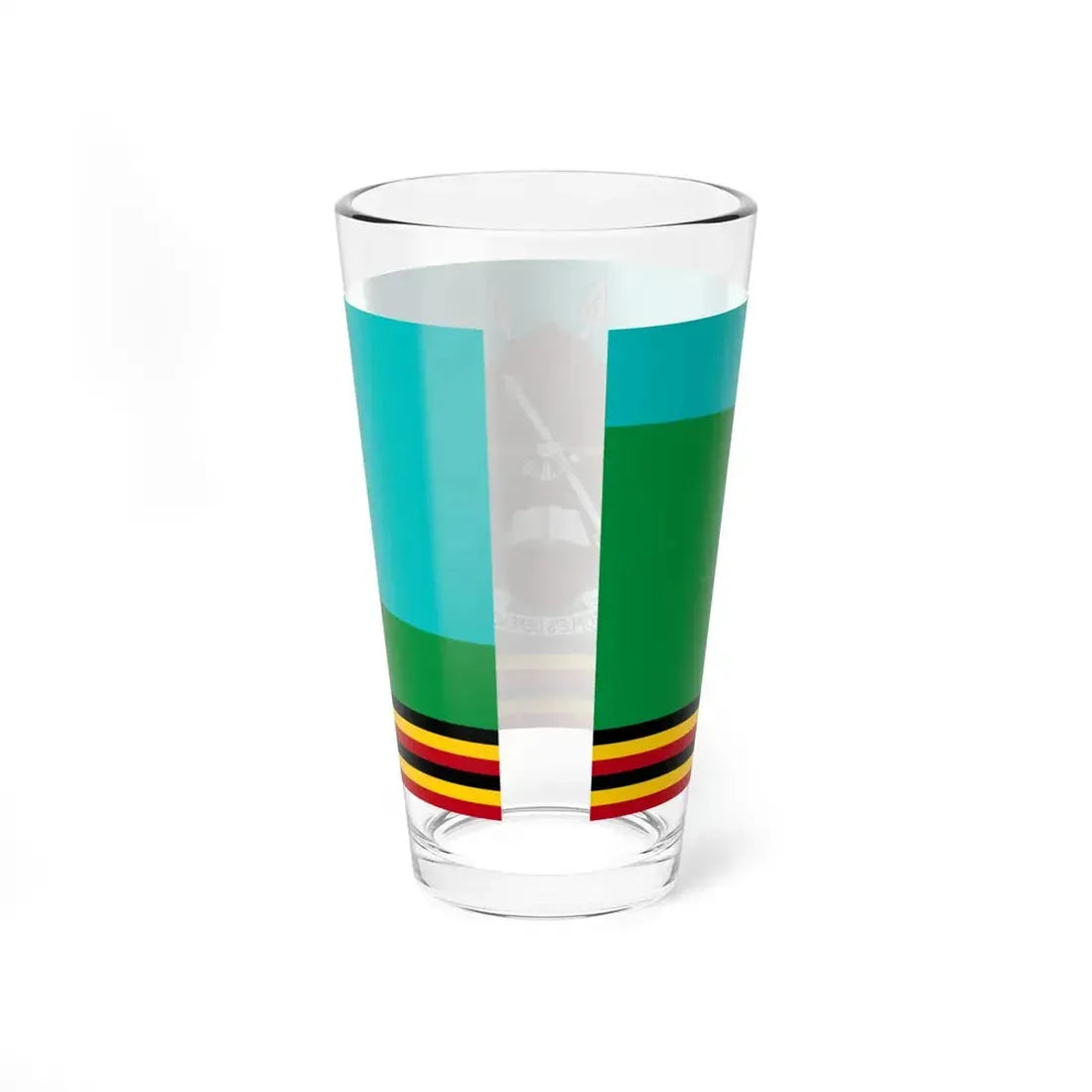 Flag of the Uganda Peoples Defence Force 2019 (Uganda) Pint Glass 16oz - Go Mug Yourself