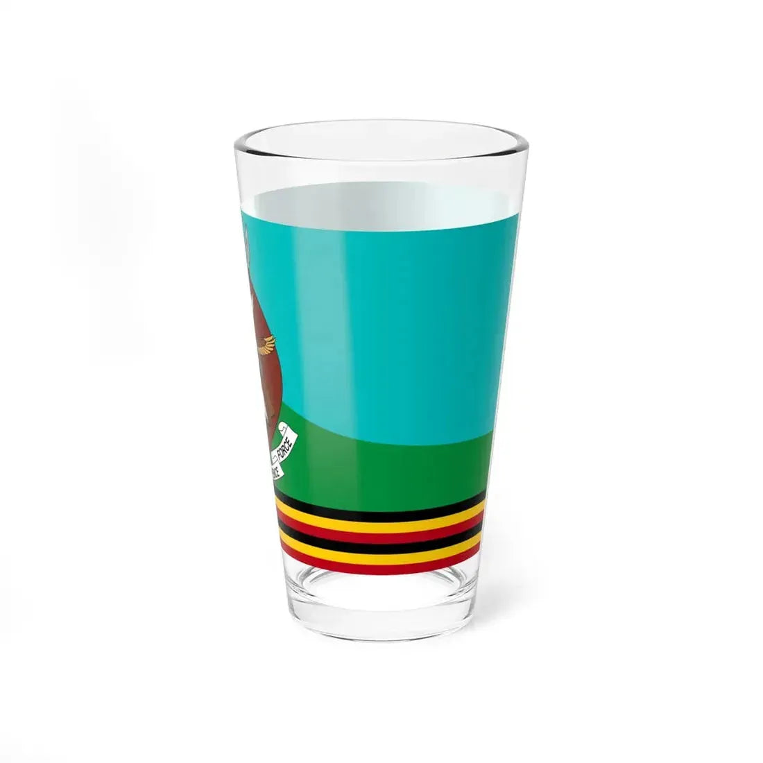 Flag of the Uganda Peoples Defence Force 2019 (Uganda) Pint Glass 16oz - Go Mug Yourself