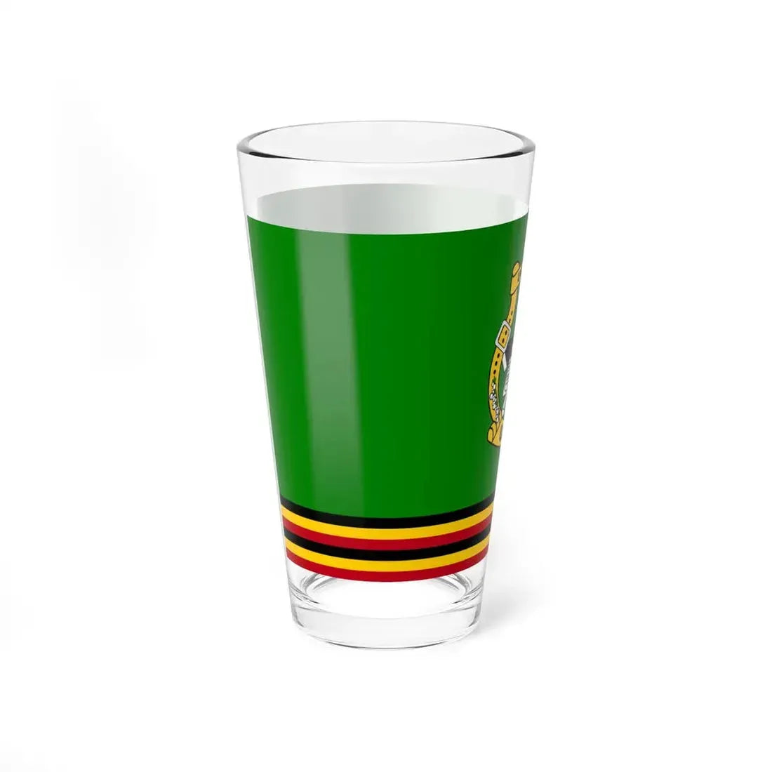 Flag of the Uganda Peoples Defence Force (Uganda) Pint Glass 16oz - Go Mug Yourself