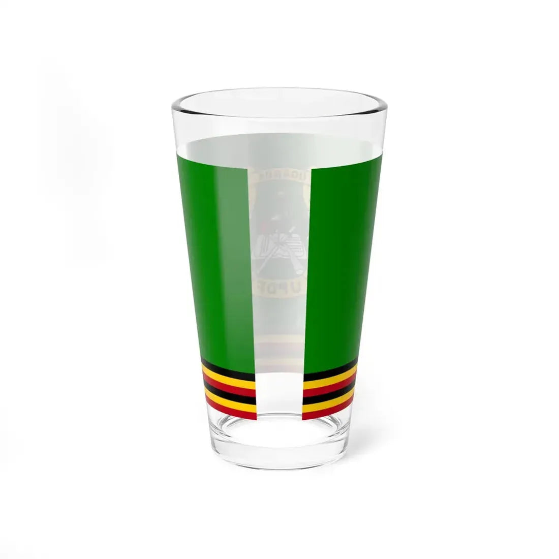 Flag of the Uganda Peoples Defence Force (Uganda) Pint Glass 16oz - Go Mug Yourself