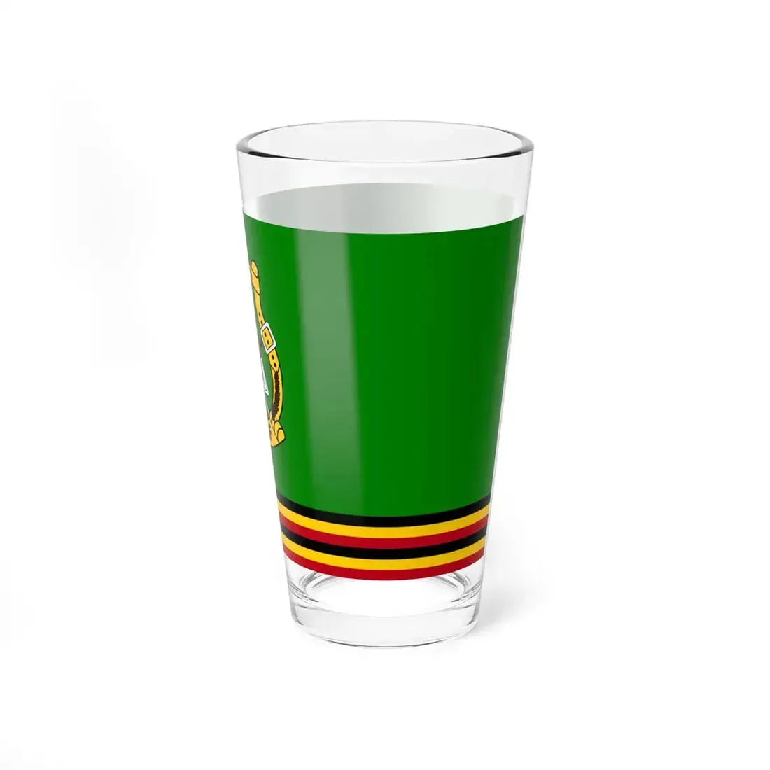 Flag of the Uganda Peoples Defence Force (Uganda) Pint Glass 16oz - Go Mug Yourself
